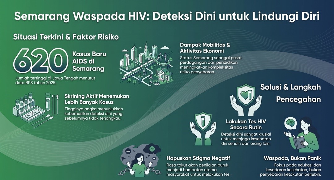 Kasus HIV di Indonesia Meningkat, Kota Semarang Jadi Sorotan: Saatnya Hapus Stigma dan Perkuat Deteksi Dini